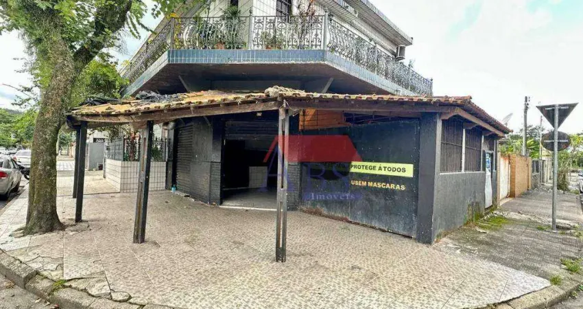 Loja de esquina para alugar, 171 m² por R$ 3.000/mês - Jardim São Francisco - Cubatão/SP