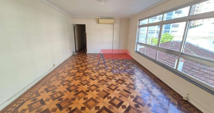 Apartamento com 3 dormitórios à venda, 194 m² por R$ 775.000,00 - Gonzaga - Santos/SP