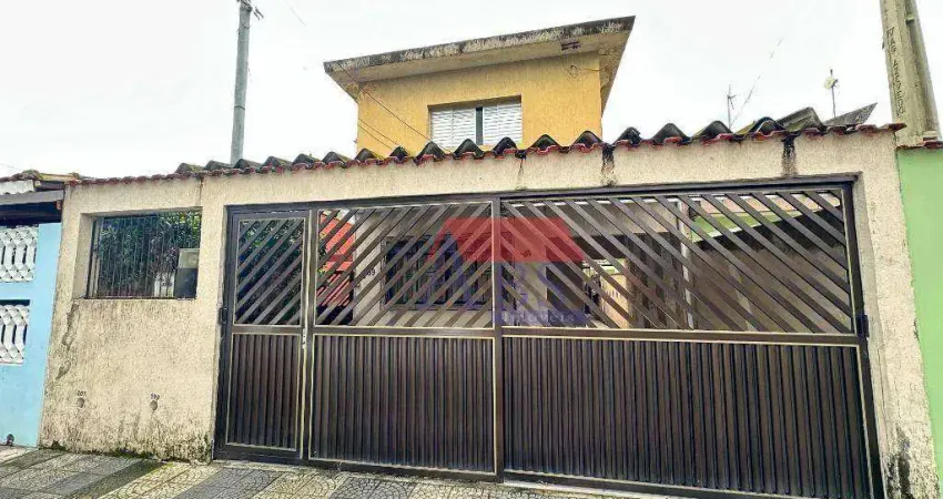 Casa com 2 dormitórios para alugar, 60 m² por r$ 1.534,00/mês - vila nova - cubatão/sp