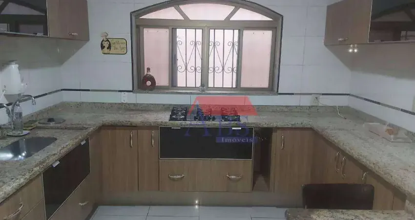 Casa com 3 dormitórios à venda, 130 m² por r$ 515.000,00 - vila ponte nova - cubatão/sp