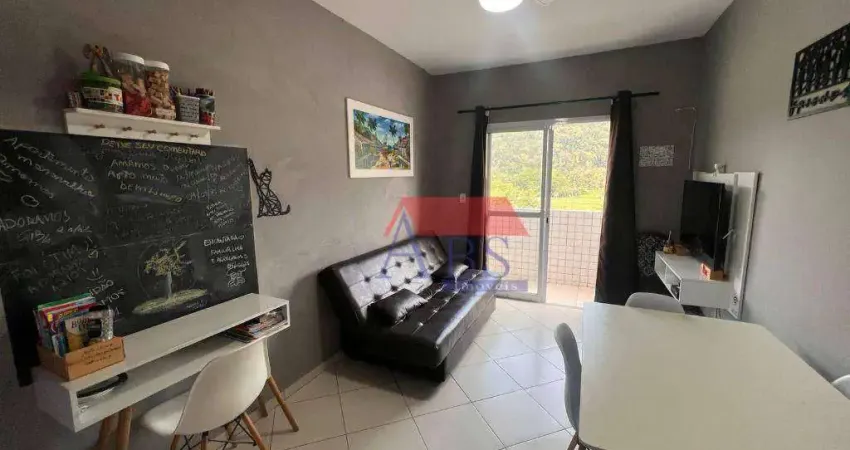Apartamento com 2 dormitórios à venda, 65 m² por r$ 430.000 - canto do forte - praia grande/sp