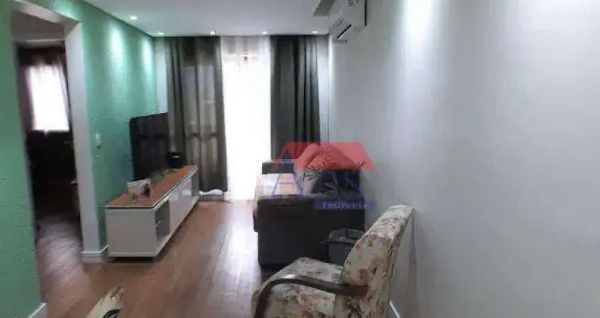 Apartamento com 2 dormitórios à venda, 54 m² por r$ 370.000 - vila couto - cubatão/sp