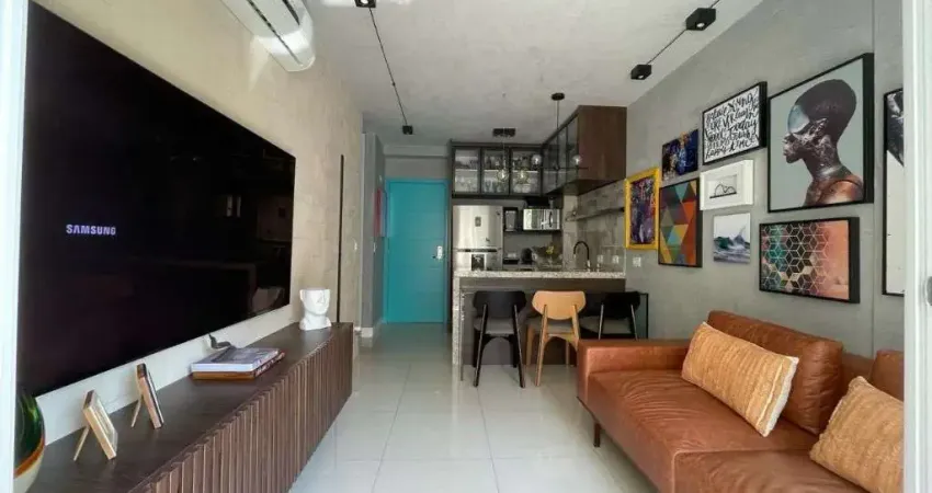 Apartamento com 1 dormitório à venda, 36 m² por r$ 450.000,00 - panamby - são paulo/sp