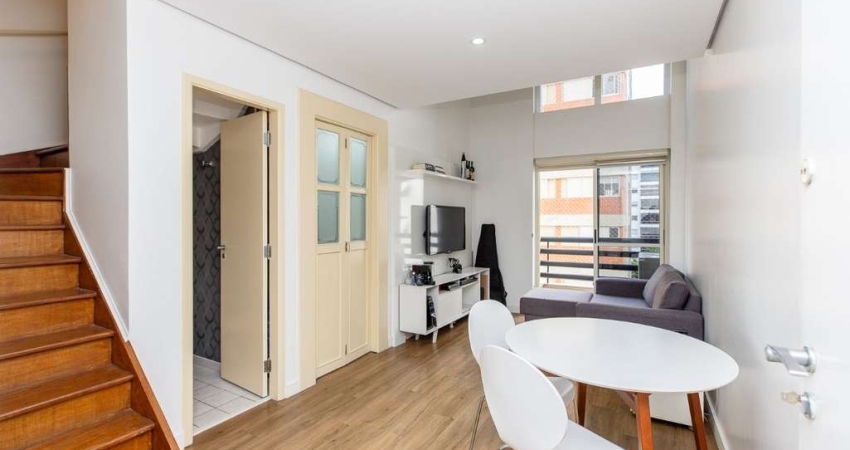 Apartamento tipo para venda com 1 quarto, sendo 1 suíte, 45m²