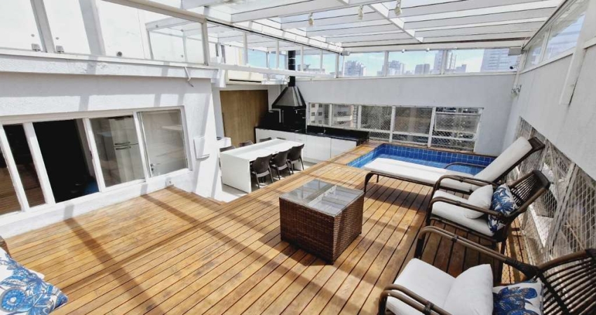 Cobertura para venda com 4 quartos, sendo 2 suítes, 244m²