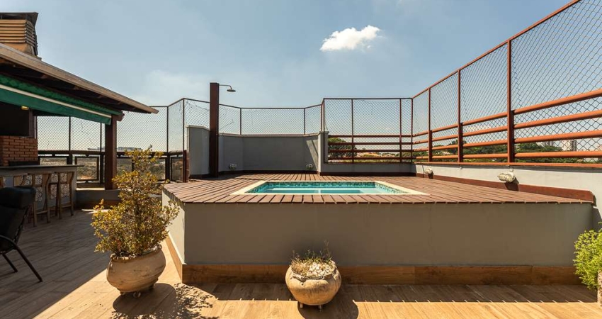 Cobertura para venda com 3 quartos, sendo 3 suítes, 265m²