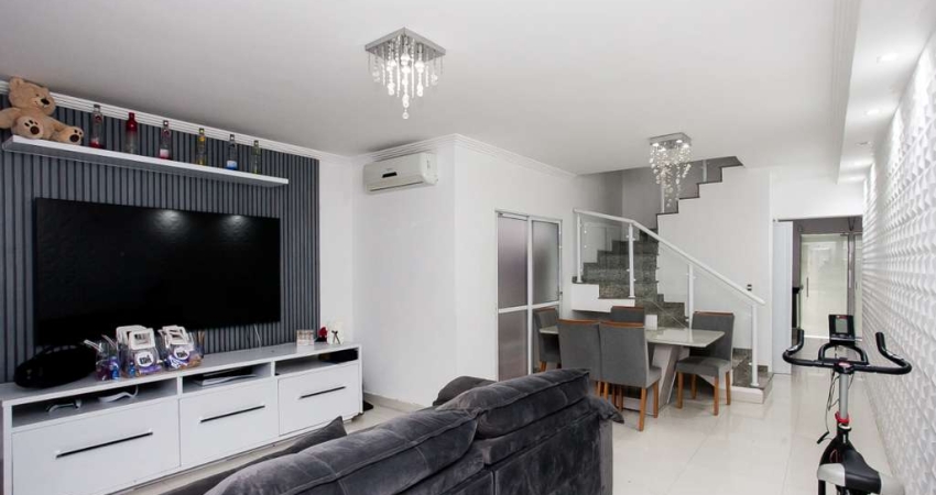 Sobrado para venda com 3 quartos, sendo 3 suítes, 155m²
