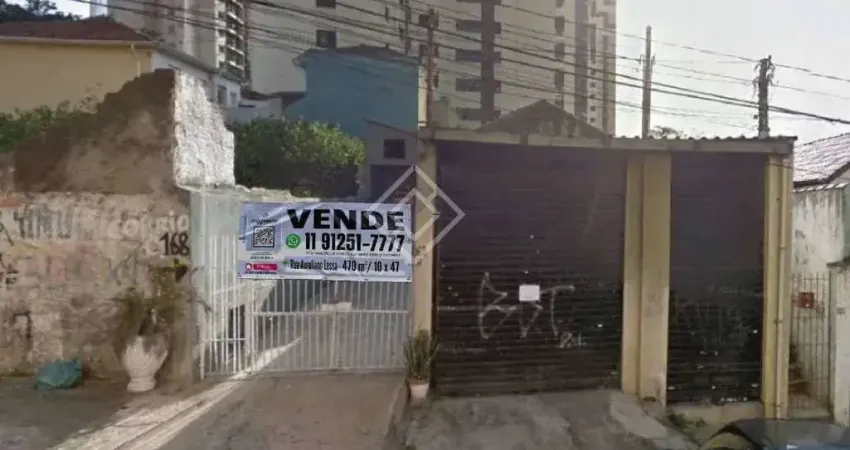 Terreno à venda na Água Rasa (Vila Regente Feijó) 10 X 47 - 470 m² - São Paulo - SP