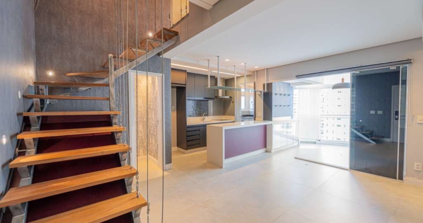 Duplex para venda com 1 quarto, sendo 1 suíte, 76m²