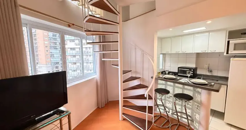 Flat para venda em vila nova conceição com 1 quarto, sendo 1 suíte, 50m²