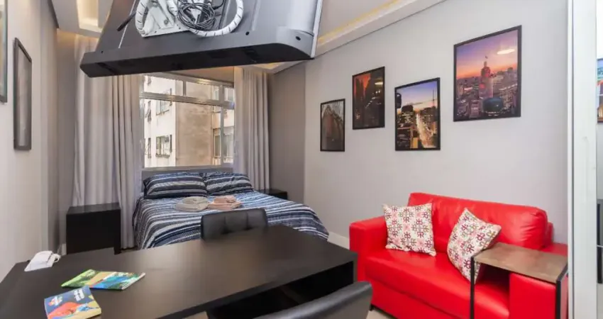 Aconchegante apartamento tipo para venda em república com 1 quarto, 34m²