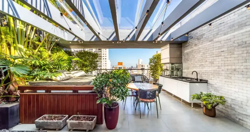 Funcional cobertura para venda em pinheiros com 2 quartos, sendo 1 suíte, 240m²