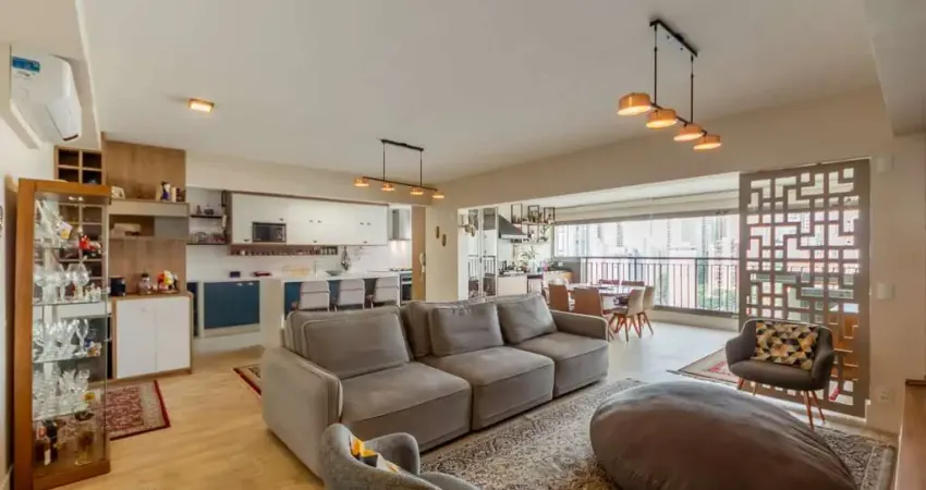 Funcional apartamento tipo para venda em jardim prudência com 3 quartos, sendo 3 suítes, 150m²