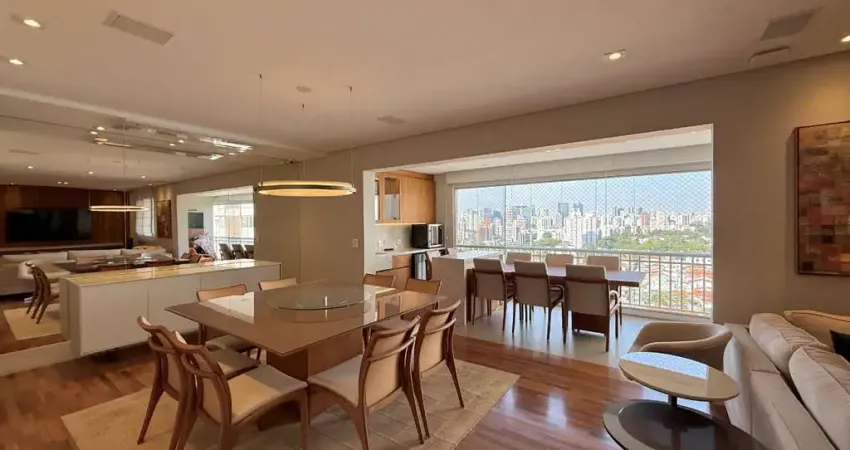 Confortável apartamento tipo para venda em chácara santo antônio com 3 quartos, sendo 3 suítes, 154m²