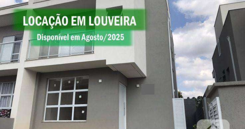 Casa com 3 dormitórios para alugar, 112 m² por R$ 6.360,00/mês - Condomínio Vila de Santa Brígida - Louveira/SP