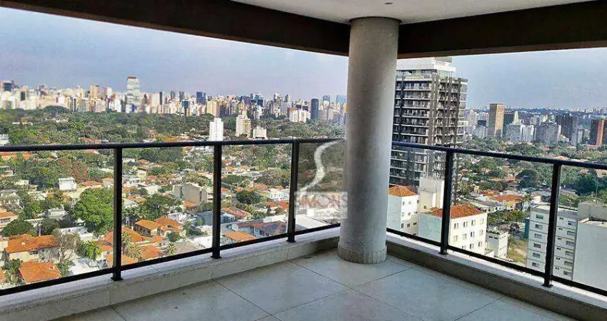 Apartamento com 4 dormitórios à venda, 175 m² por r$ 3.950.000,00 - pinheiros - são paulo/sp
