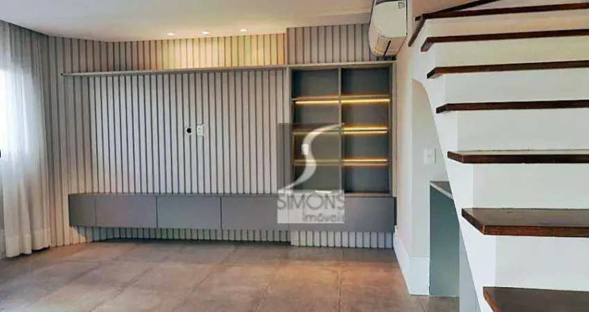 Apartamento duplex com 2 suites à venda, 100 m² por r$ 1.600.000 - pinheiros - são paulo/sp