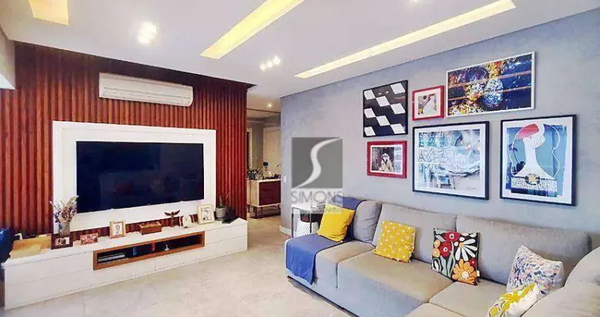 Apartamento com 3 suites  à venda, 121 m² por r$ 2.000.000 - pinheiros - são paulo/sp