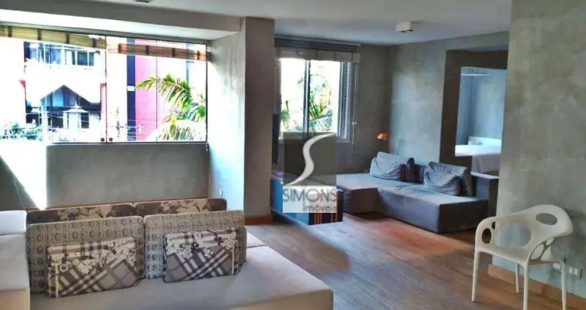 Apartamento com 1 dormitório à venda, 84 m² por r$ 1.250.000,00 - pinheiros - são paulo/sp