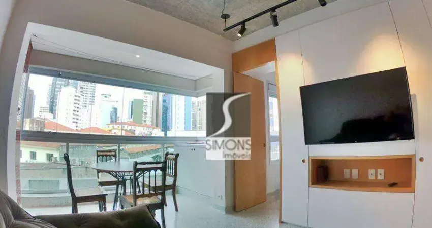 Apartamento com 1 dormitório à venda, 39 m² por r$ 685.000,00 - pinheiros - são paulo/sp