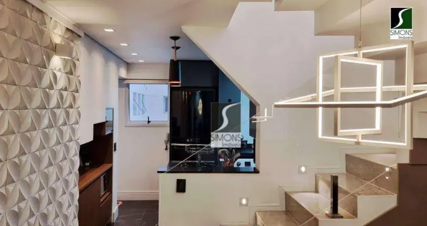 Apartamento duplex à venda, 74 m² por r$ 1.450.000,00 - pinheiros - são paulo/sp