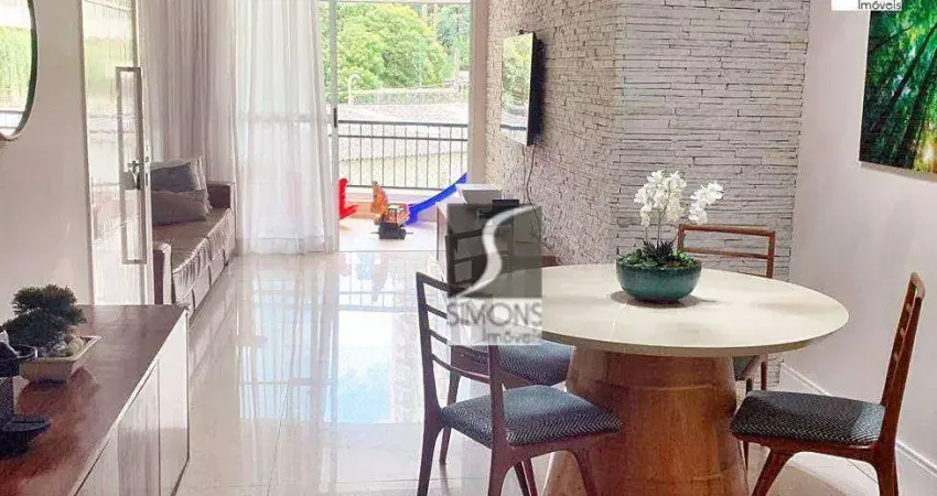 Apartamento com 3 dormitórios à venda, 100 m² por r$ 1.100.000,00 - alto de pinheiros - são paulo/sp