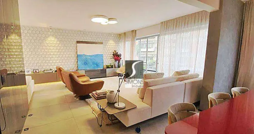 Apartamento com 3 dormitórios à venda, 185 m² por r$ 4.000.000,00 - alto de pinheiros - são paulo/sp