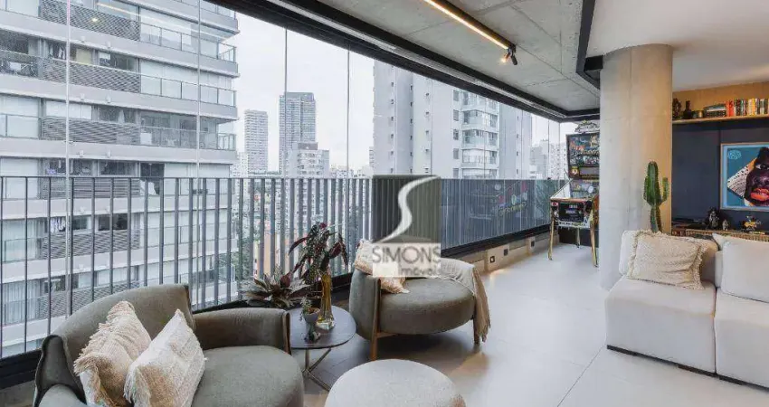 Apartamento com 3 suites à venda, 150 m² por r$ 3.500.000 - vila madalena - são paulo/sp