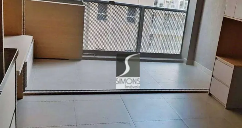 Apartamento com 1 dormitório à venda, 24 m² por r$ 750.000,00 - pinheiros - são paulo/sp