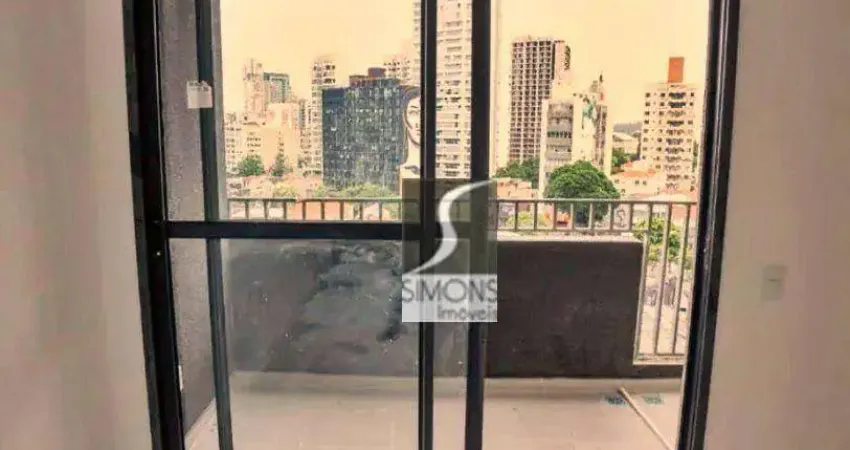 Apartamento com 1 dormitório à venda, 28 m² por r$ 450.500,00 - pinheiros - são paulo/sp