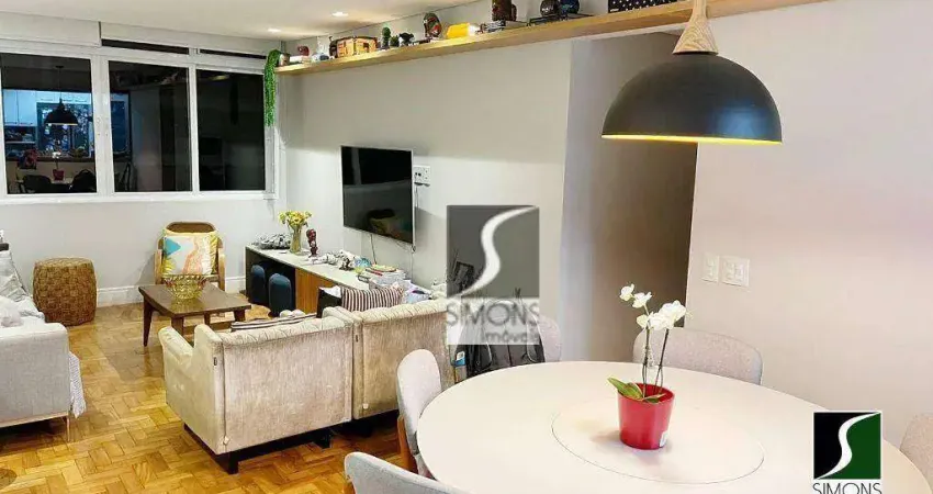 Apartamento com 3 dormitórios à venda, 109 m² por r$ 1.489.000,00 - pinheiros - são paulo/sp
