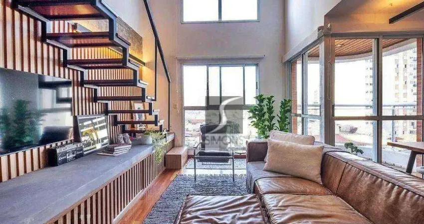 Apartamento duplex com 1 dormitório à venda, 63 m² por r$ 1.500.000,00 - pinheiros - são paulo/sp