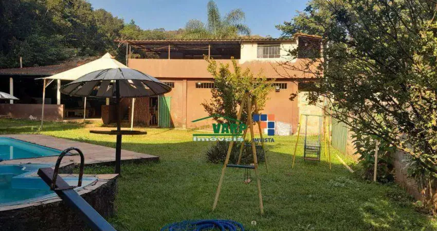 Sítio com 5 dormitórios à venda, 920 m² por R$ 750.000,00 - Pompeu - Sabará/MG