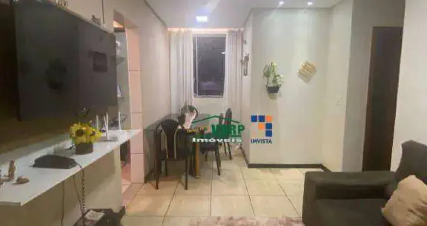 Apartamento com 2 dormitórios à venda, 49 m² por R$ 170.000,00 - Conjunto Morada da Serra - Sabará/MG