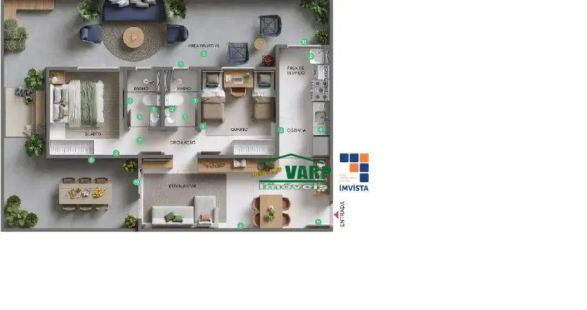 Apartamento com 2 dormitórios à venda por R$ 338.990,00 - Três Barras - Contagem/MG