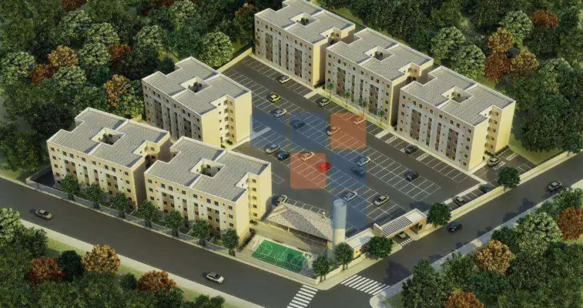 Apartamento com 2 dormitórios à venda por R$ 165.000,00 - Paciência - Sabará/MG