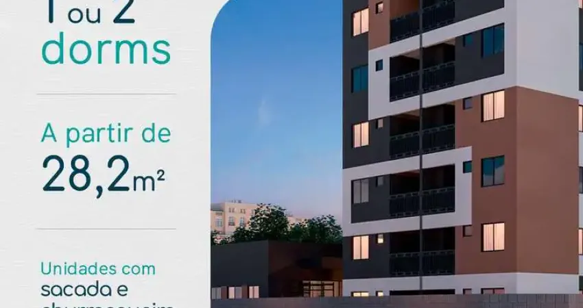 Apartamento para Venda em Curitiba, Novo Mundo, 2 dormitórios, 1 banheiro, 1 vaga