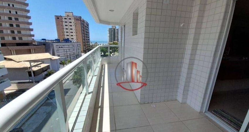 Apartamento Mobiliado com 2 dormitórios à venda, 74 m² por R$ 460.000 - Caiçara - Praia Grande/SP