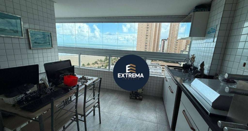 Luxo com Vista Mar na Guilhermina – 3 Suítes + Lazer Completo a 80m da Praia!