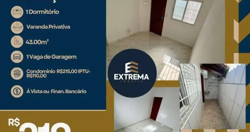 Casa com 1 dormitório à venda, 43 m² por R$ 219.000,00 - Aviação - Praia Grande/SP