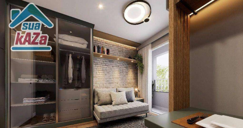 Apartamento com 1 dormitório à venda, 17 m² por R$ 202.080,00 - Sacomã - São Paulo/SP