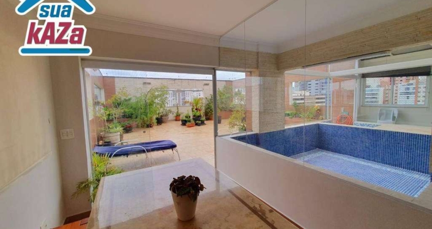 Apartamento Triplex com 3 dormitórios e piscina à venda, 277 m² por R$ 2.150.000 - Santa Paula - São Caetano do Sul/SP