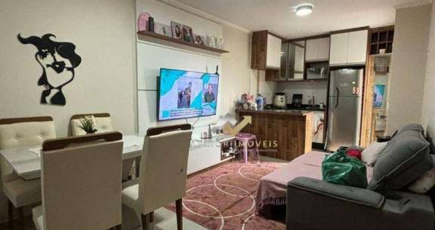 Apartamento com 2 dormitórios, 52 m² - venda por R$ 395.000,00 ou aluguel por R$ 2.000,00/mês - Vila Humaitá - Santo André/SP