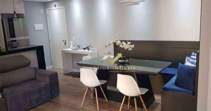 Apartamento com 2 dormitórios à venda, 75 m² por R$ 650.000,00 - Parque das Nações - Santo André/SP