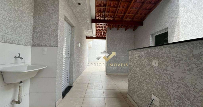 Cobertura com 2 dormitórios à venda, 102 m² por R$ 470.000,00 - Vila Pires - Santo André/SP