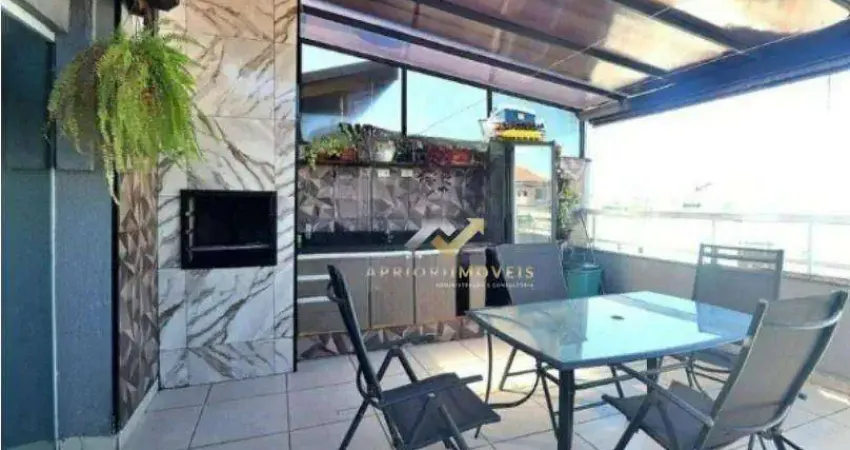 Cobertura 104m² com 2 dormitórios - venda por R$ 460.000 ou aluguel por R$ 2.943/mês - Parque Oratório - Santo André/SP