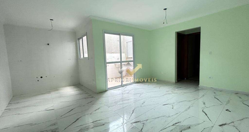 Apartamento com 2 dormitórios à venda, 57 m² por R$ 550.000,00 - Vila Humaitá - Santo André/SP