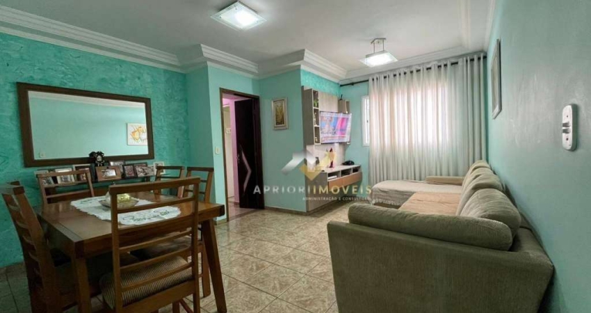 Apartamento com 3 dormitórios à venda, 79 m² por R$ 413.500,00 - Vila Humaitá - Santo André/SP