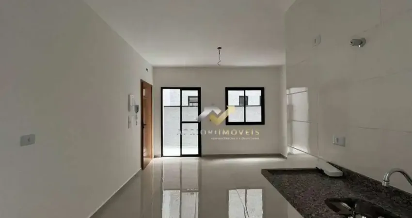 Apartamento com 2 dormitórios à venda, 62 m² por R$ 360.400,00 - Vila Homero Thon - Santo André/SP