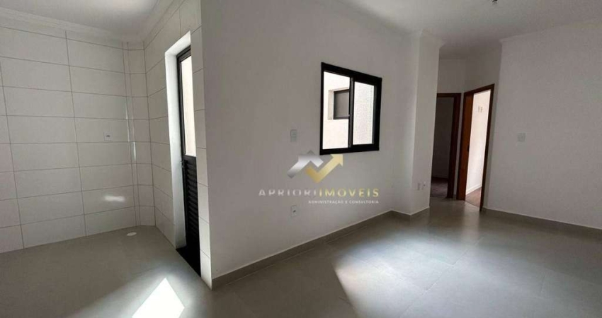 Apartamento com 2 dormitórios à venda, 59 m² por R$ 349.000,00 - Parque das Nações - Santo André/SP